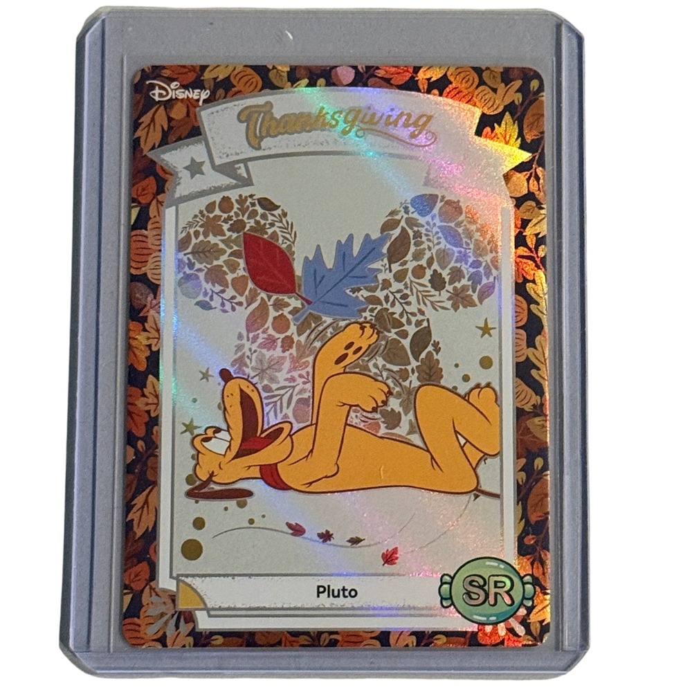 Disney Kakawow Joy Edition Pluto Thanksgiving SR HLDJ-I-41 Holo Foil Card 2024